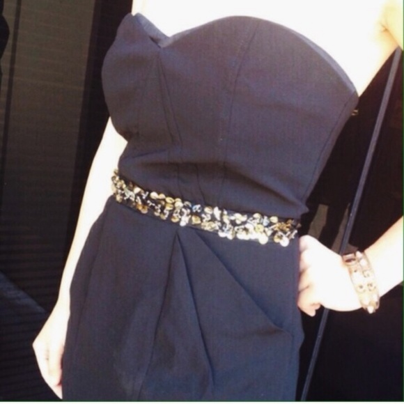 Little Black Dress Strapless LBD - Picture 4 of 4